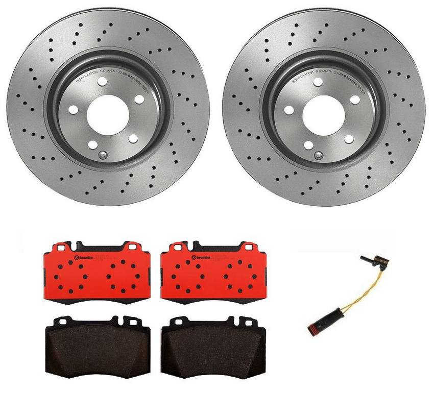 Brembo Brake Pads and Rotors Kit - Front (330mm) (Ceramic)